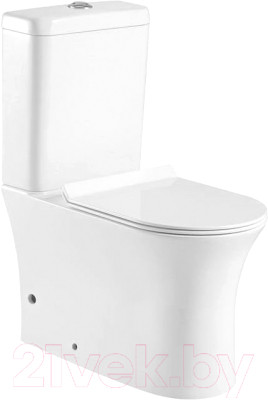 Унитаз напольный Aquanet Roll-C 210764 + 210765