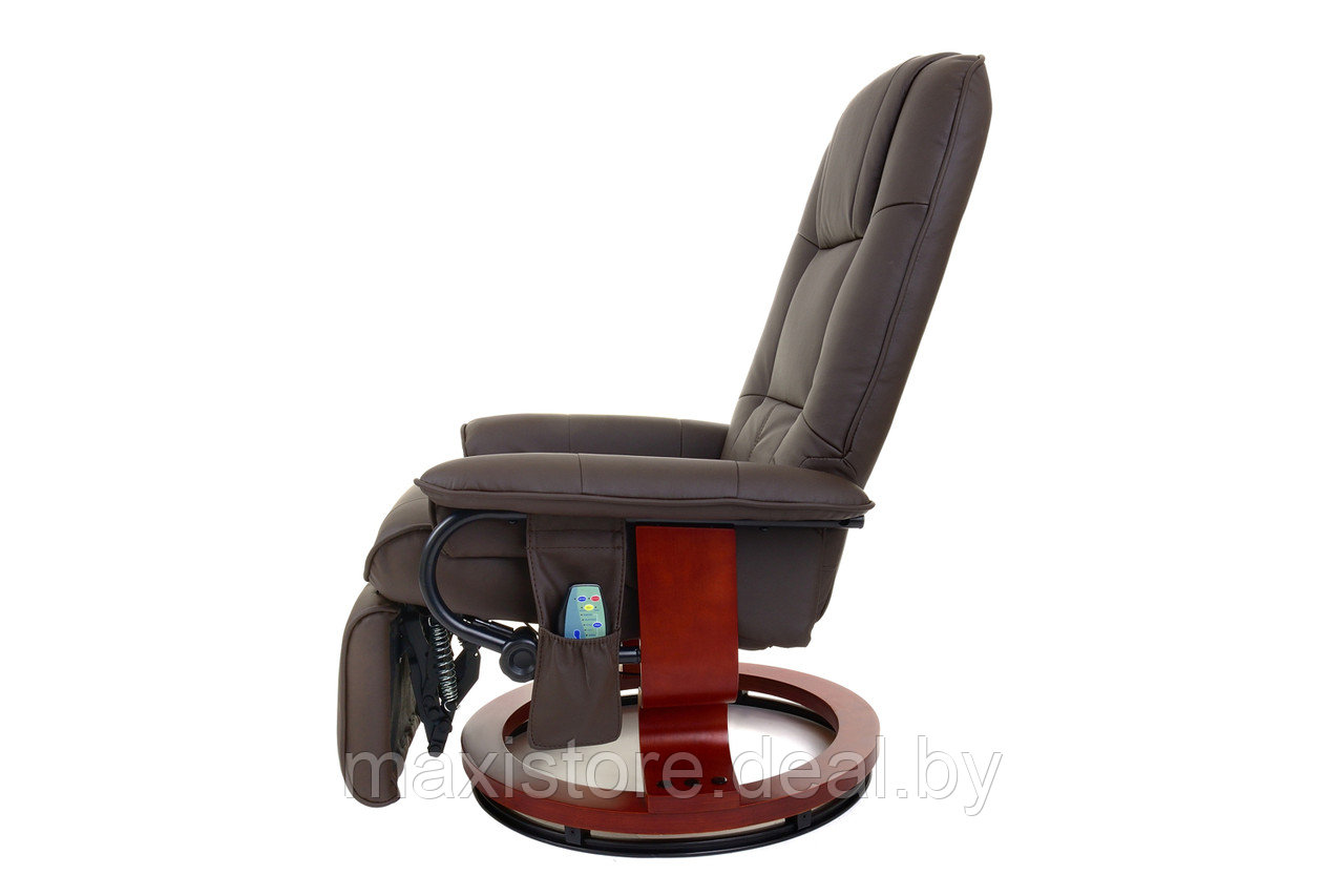 Кресло вибромассажное Angioletto с подъемным пуфом и подогревом - фото 3 - id-p197014198