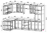 Угловая кухня Мила Глосс 1,68х3,0м., фото 6