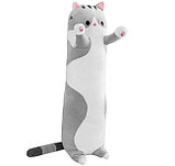 Мягкая игрушка Кот Батон 110см серый / Игрушка подушка обнимашка, фото 5