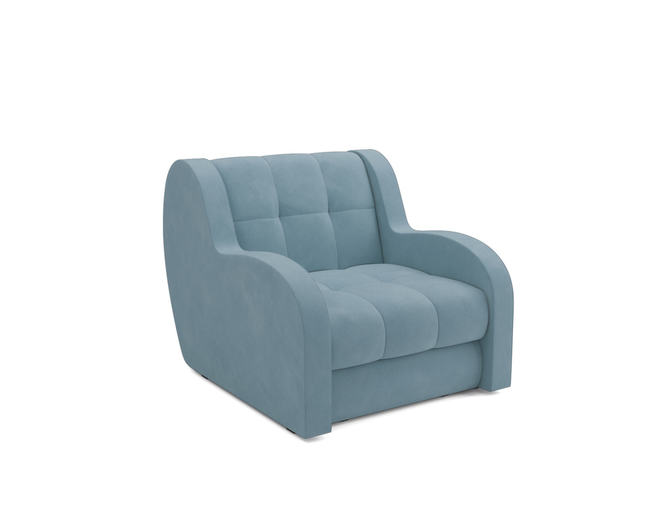 Кресло-кровать Аккордеон Барон (Голубой - luna 089) - фото 1 - id-p197053025