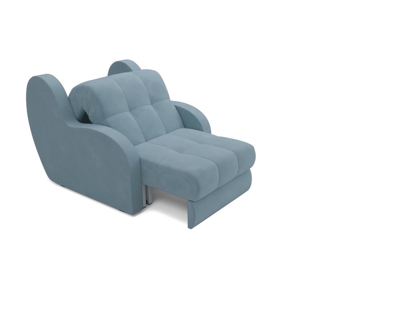 Кресло-кровать Аккордеон Барон (Голубой - luna 089) - фото 4 - id-p197053025