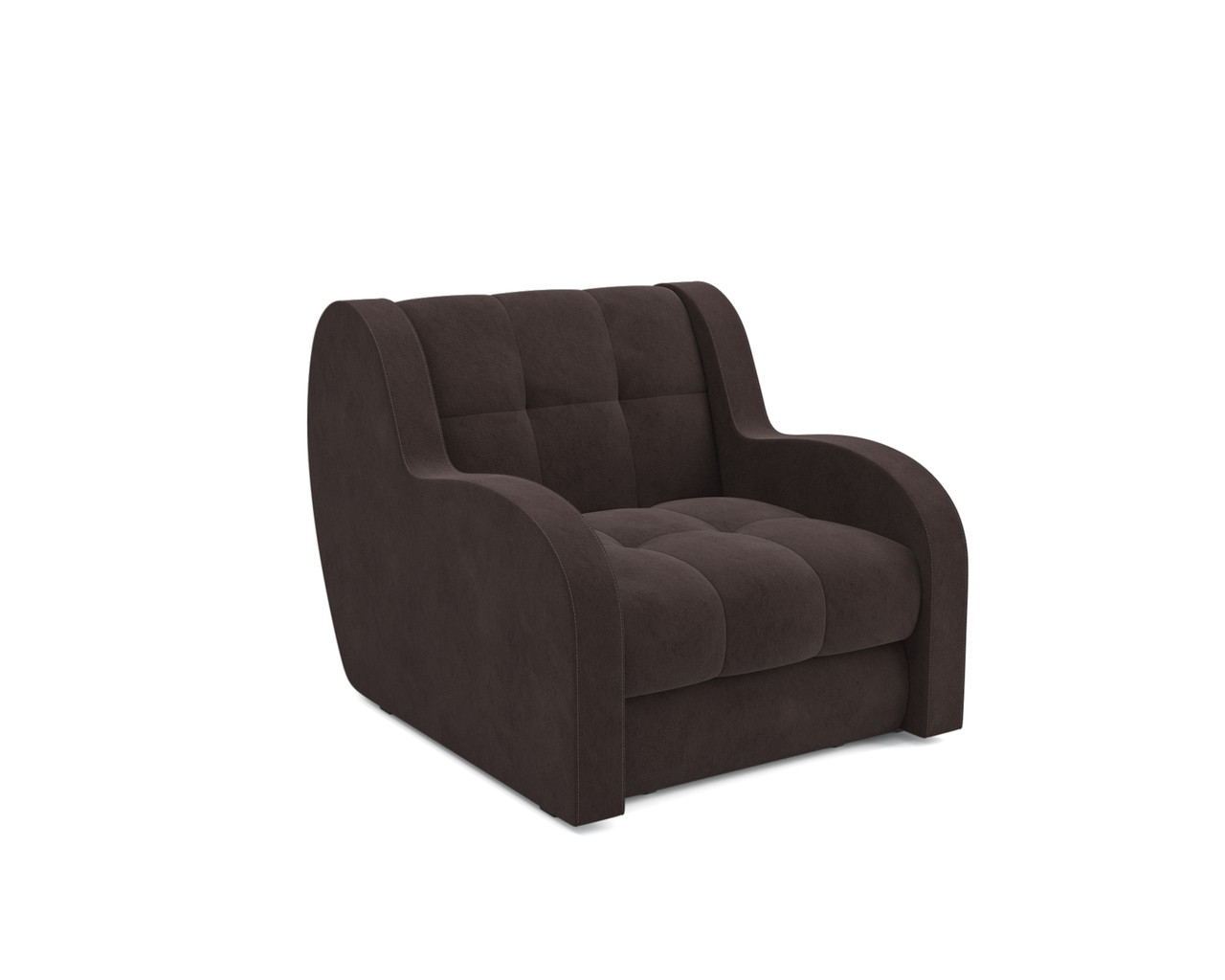Кресло-кровать Аккордеон Барон (Коричневый кордрой) - фото 1 - id-p197053029