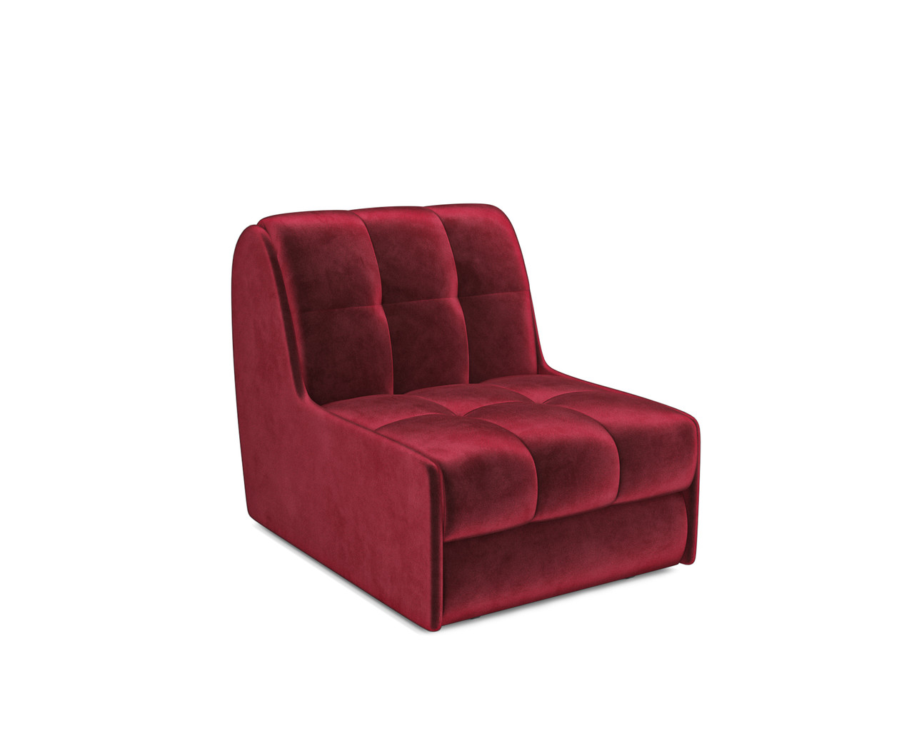 Кресло-кровать Барон №2 (Бархат красный STAR VELVET 3 DARK RED) - фото 1 - id-p197053031