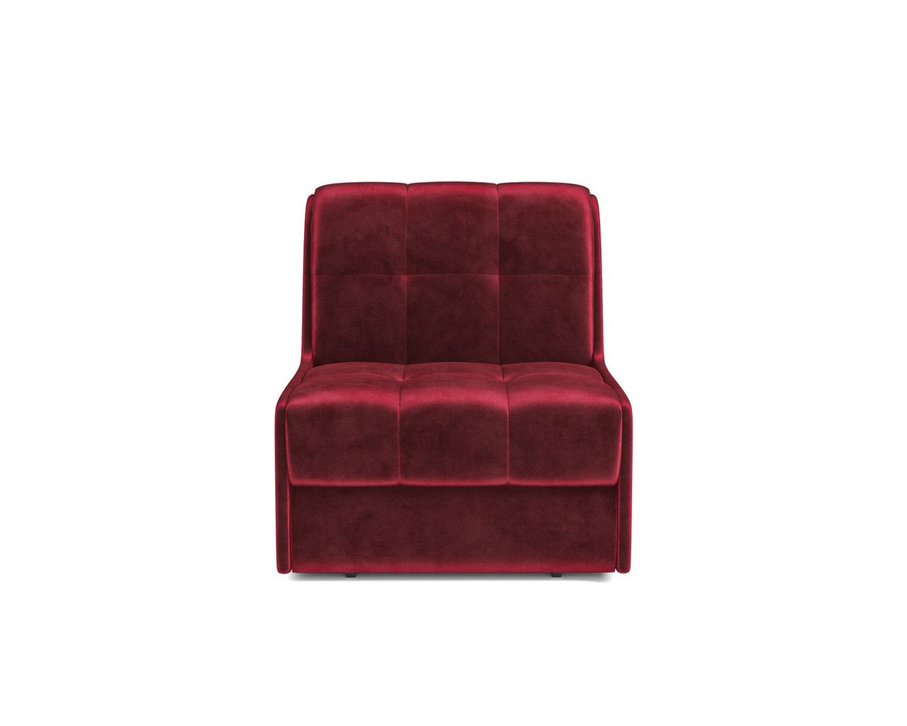 Кресло-кровать Барон №2 (Бархат красный STAR VELVET 3 DARK RED) - фото 4 - id-p197053031
