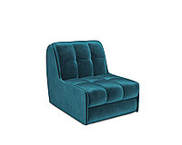 Кресло-кровать Барон №2 (Бархат сине-зеленый STAR VELVET 43 BLACK GREEN)