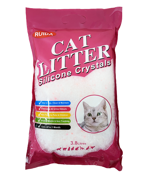 "CAT LITTER" силикагеливый наполнитель 3,8л (клубника) - фото 1 - id-p197064981