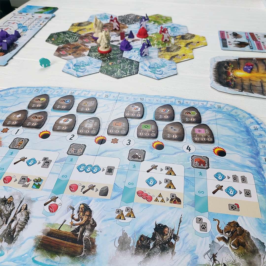 Настольная игра Вечная Зима: Палеоиндейцы. Компания GaGa Games - фото 3 - id-p197077970