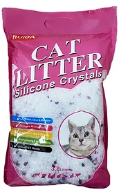 "CAT LITTER" силикагеливый наполнитель  3,8л (лаванда)