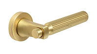 Ручки дверные CEBI JOON STRIPED (в полоску) цвет MP35 матовое золото