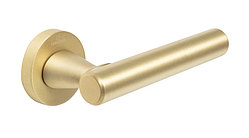 Ручки дверные CEBI NORA SMOOTH (гладкая) цвет MP35 матовое золото