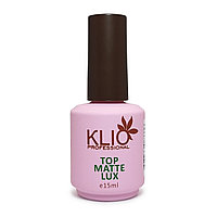 Матовый топ Matte Lux с липким слоем Klio Professional 15 мл