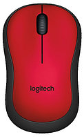 Мышь Logitech M220 Silent (красный) [910-004880]