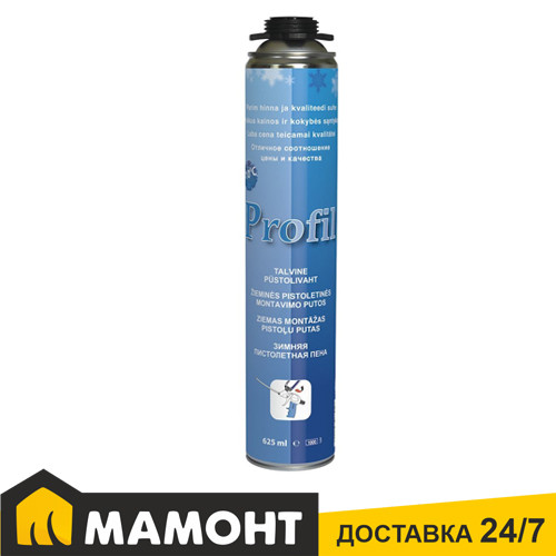 Пена монтажная Soudal Profil профессиональная зимняя, 625 мл - фото 1 - id-p197104425