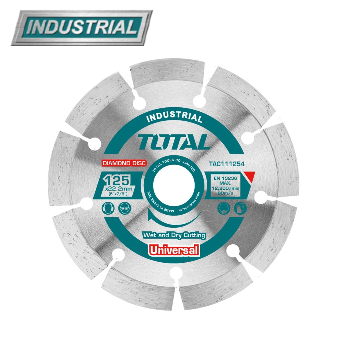 Алмазный диск TOTAL TAC111254 - фото 1 - id-p187910500