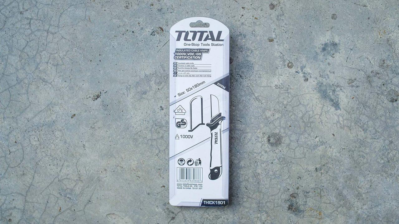 Нож для зачистки кабеля диэлектрический 180 мм TOTAL THICK1801 - фото 10 - id-p187911270