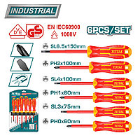Набор отверток диэлектрических TOTAL THTIS566 (6 шт)