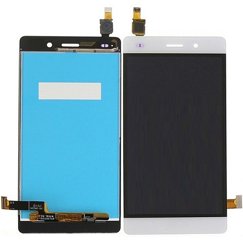 LCD дисплей для Huawei P8 Lite (ALE-L02, ALE-L04) с тачскрином, белый - фото 1 - id-p197110134