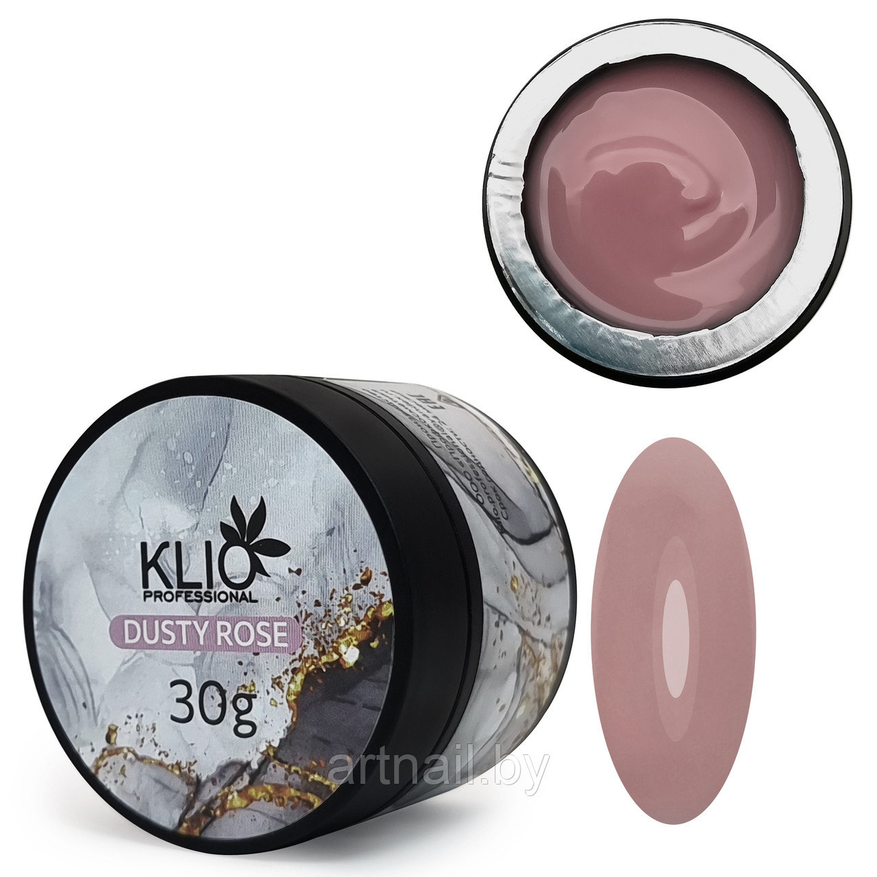 Гель Iron gel Dusty Rose Klio Professional, 30 мл - фото 1 - id-p197125710