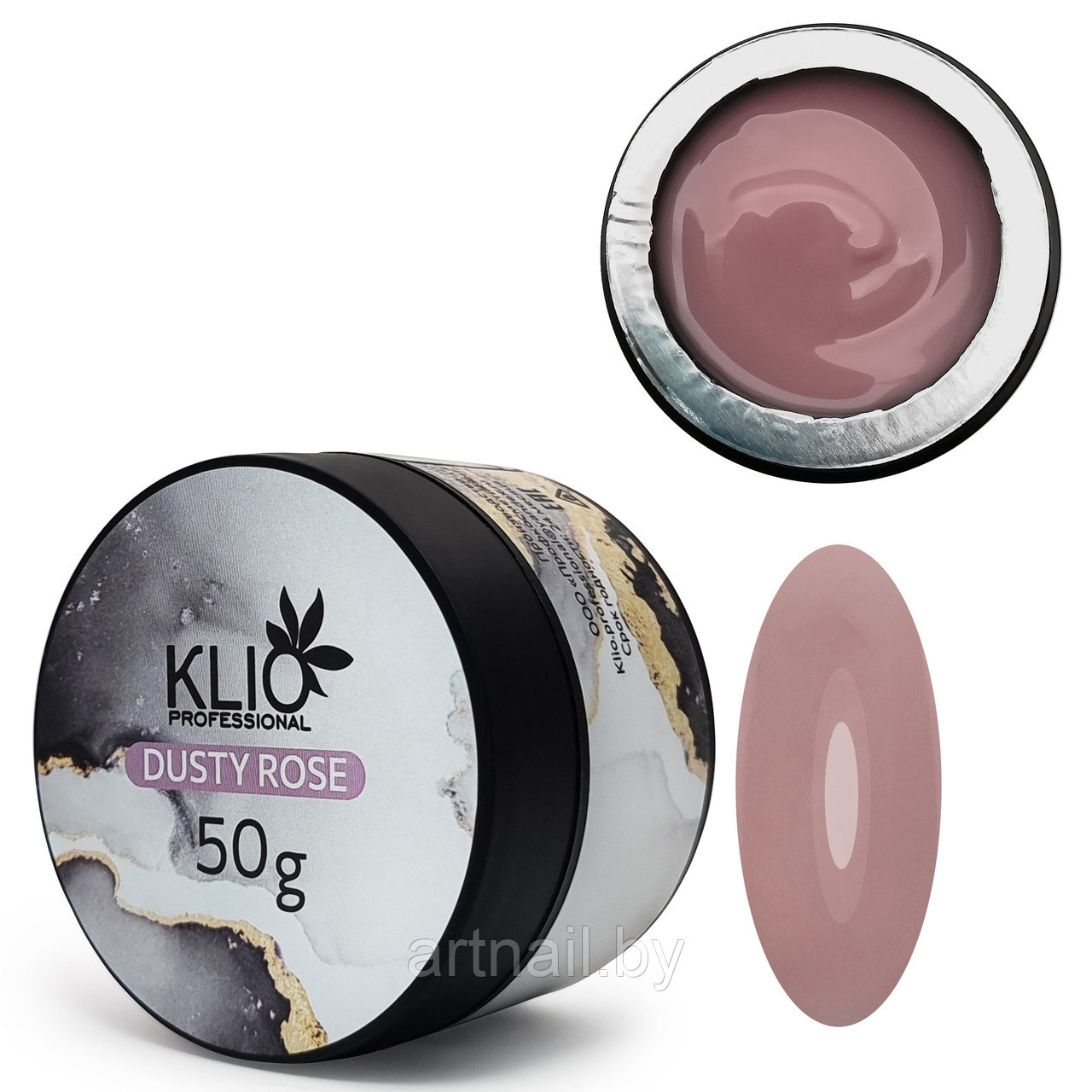 Гель Iron gel Dusty Rose Klio Professional, 50 мл - фото 1 - id-p197125795