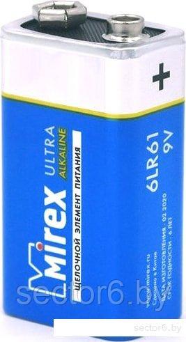 Батарейки Mirex Ultra Alkaline 9V 6LR6-E1 - фото 2 - id-p197126002