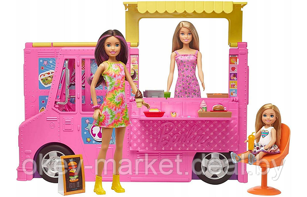 Игровой набор Barbie раскладной Фургон Food Truck GWJ58, фото 2