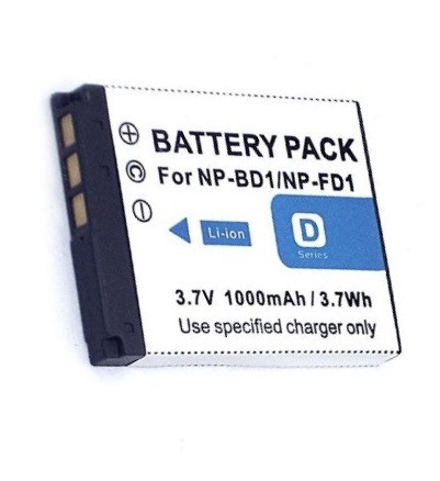 Аккумулятор Digital Power NP-BD1 1000mAh для фотоаппарата SONY Cyber-shot DSC-G3, T2, T70, T75, T77, T90, T200 - фото 1 - id-p66416852
