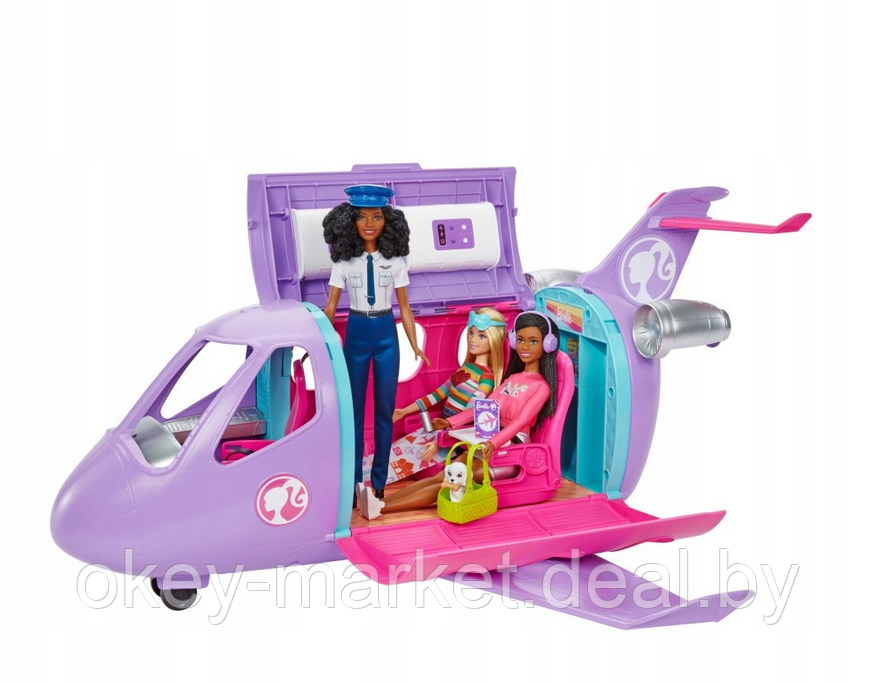 Cамолет мечты Mattel Barbie + кукла HCD49 - фото 1 - id-p197129498