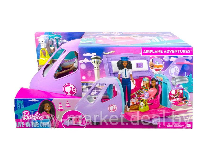 Cамолет мечты Mattel Barbie + кукла HCD49 - фото 3 - id-p197129498