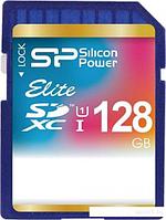 Карта памяти Silicon-Power SDXC Elite UHS-1 (Class 10) 128 GB (SP128GBSDXAU1V10)