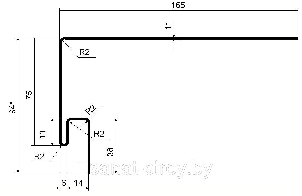 Планка околооконная Grand Line Standart белый (3,05м) - фото 2 - id-p197133496