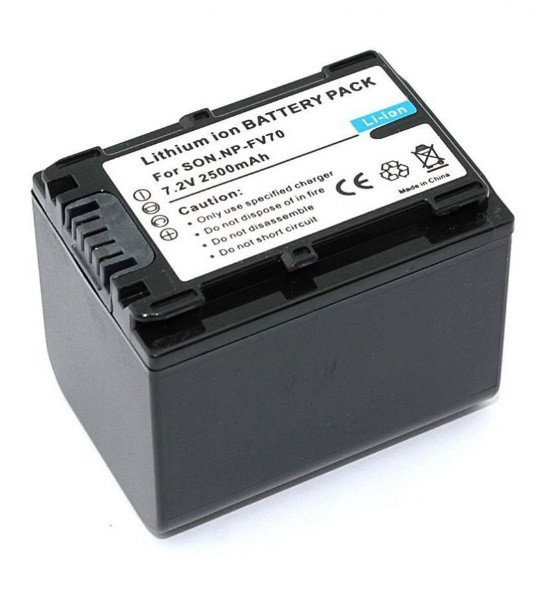 Аккумулятор Digital Power NP-FV70 2500mAh для фотоаппарата SONY DCR-DVD, FDR, SR, SX, HDR-CX, HC, PJ, TD, XR,