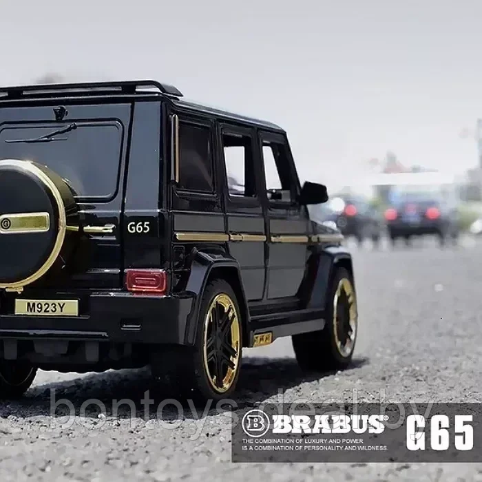 Машинка металлическая инерционная Гелик Brabus Брабус Мерседес G-Class Гелендваген G65 1:24 - фото 5 - id-p197133662