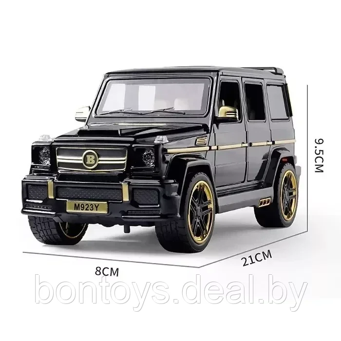 Машинка металлическая инерционная Гелик Brabus Брабус Мерседес G-Class Гелендваген G65 1:24 - фото 3 - id-p197133662