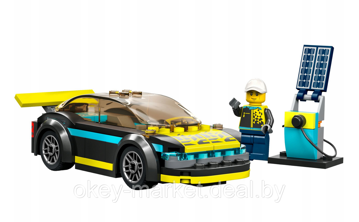Конструктор LEGO City 60383 Электрический спорткар - фото 5 - id-p197133656