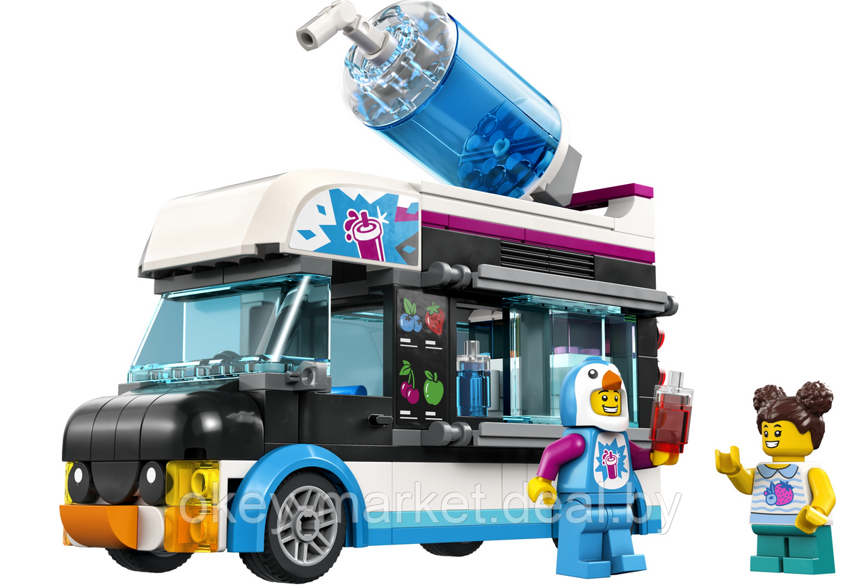 Конструктор LEGO City 60384 Фургон «Пингвинья Слякоть» - фото 3 - id-p197133668