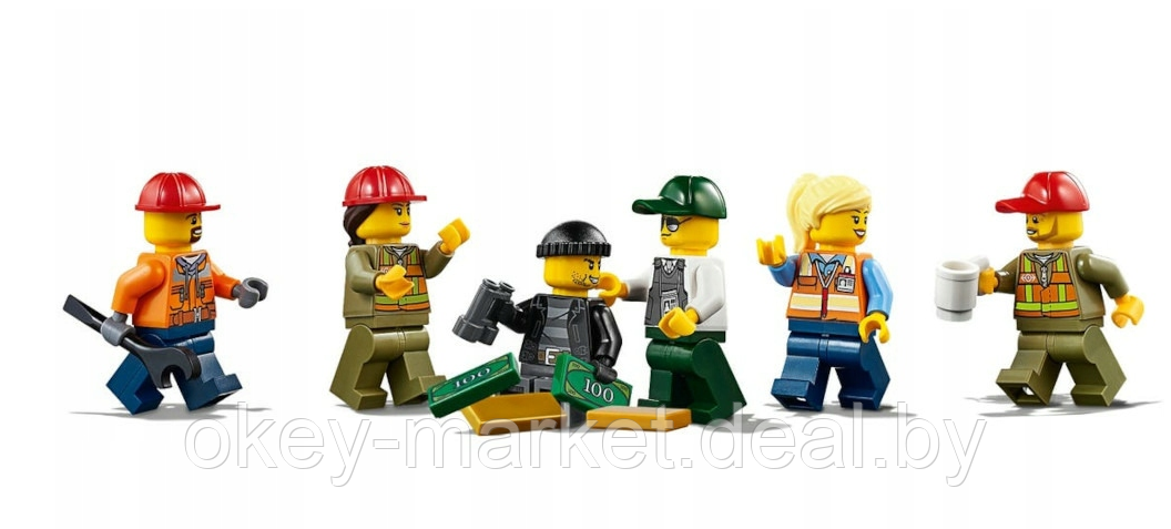 Конструктор LEGO City 60198 Грузовой поезд - фото 3 - id-p197133675