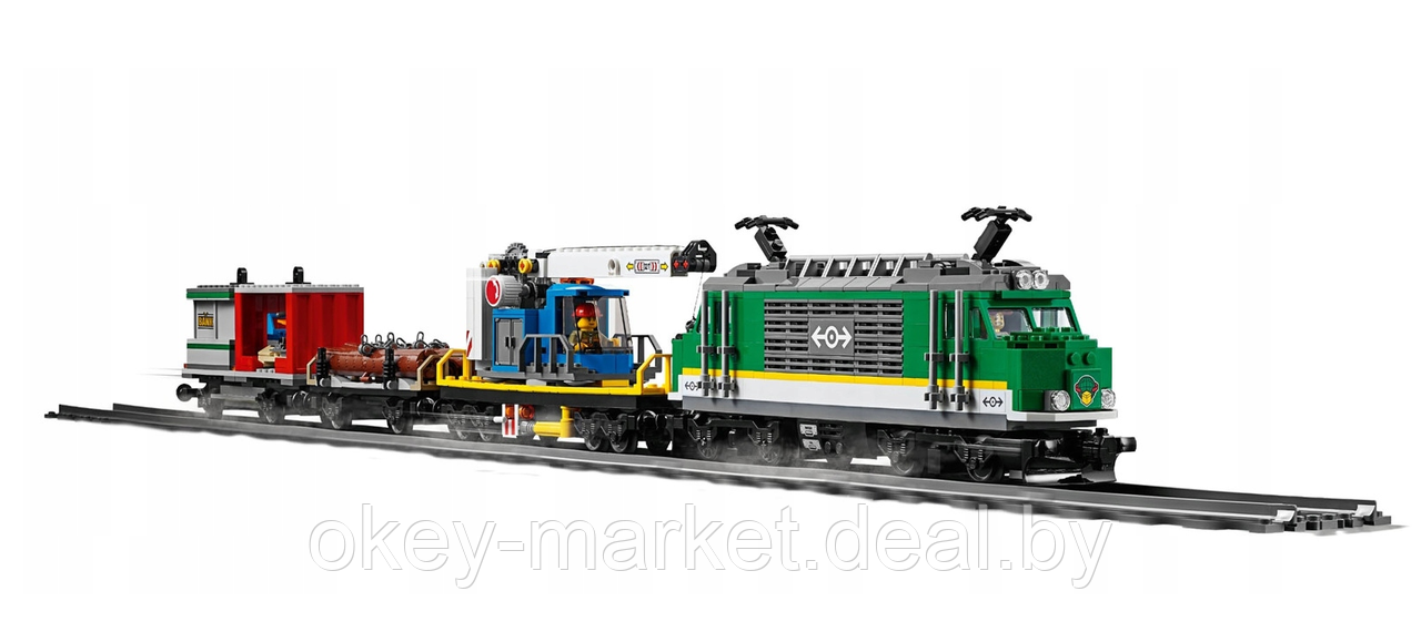 Конструктор LEGO City 60198 Грузовой поезд - фото 5 - id-p197133675