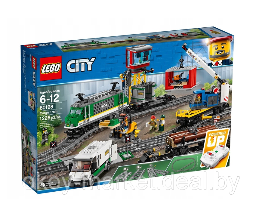 Конструктор LEGO City 60198 Грузовой поезд - фото 1 - id-p197133675
