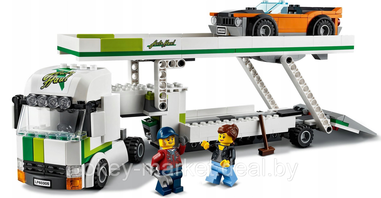 Конструктор LEGO City 60305 Great Vehicles Автовоз - фото 4 - id-p197133711