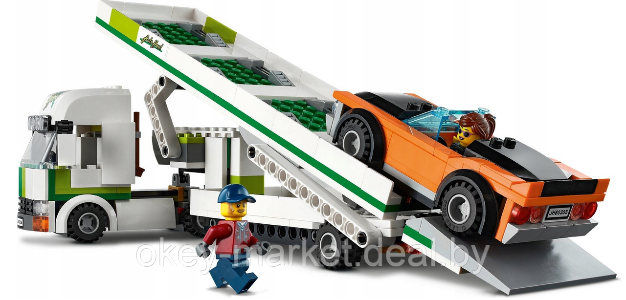Конструктор LEGO City 60305 Great Vehicles Автовоз - фото 5 - id-p197133711