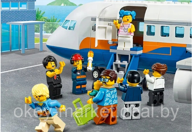Конструктор LEGO City 60262 Пассажирский самолёт - фото 4 - id-p197133718