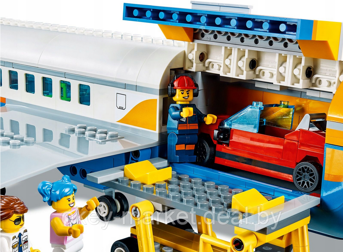 Конструктор LEGO City 60262 Пассажирский самолёт - фото 10 - id-p197133718