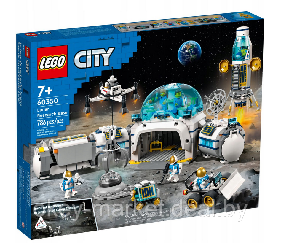 Конструктор LEGO City Space Port 60350 Лунная научная база - фото 1 - id-p197133740
