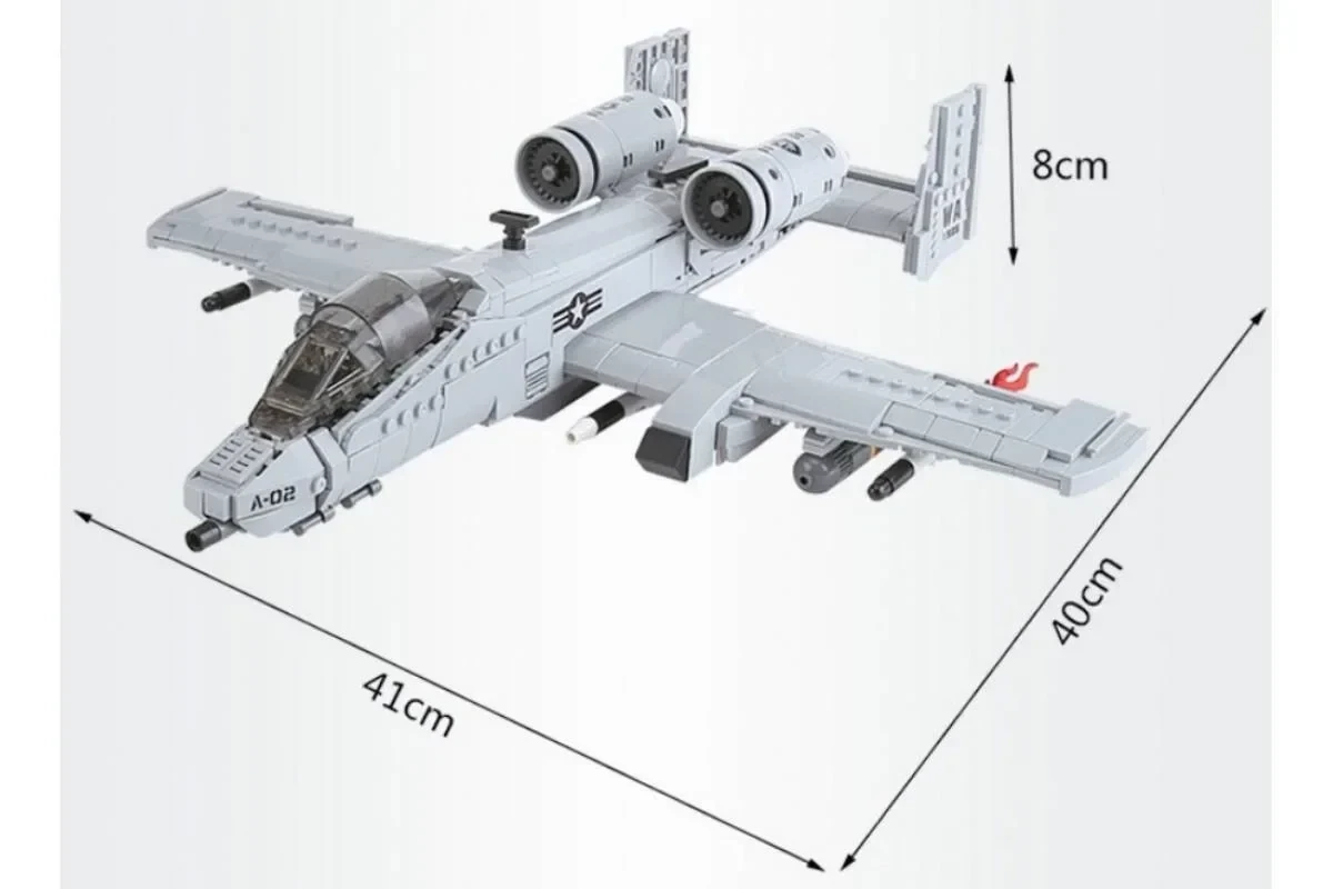 Конструктор «Штурмовой самолет A-10 Thunderbolt II» XB-06022 - фото 3 - id-p197133772