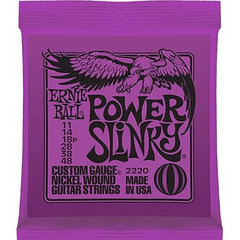 Ernie Ball P02220 Power Slinky Комплект струн для электрогитары, никель, 11-48