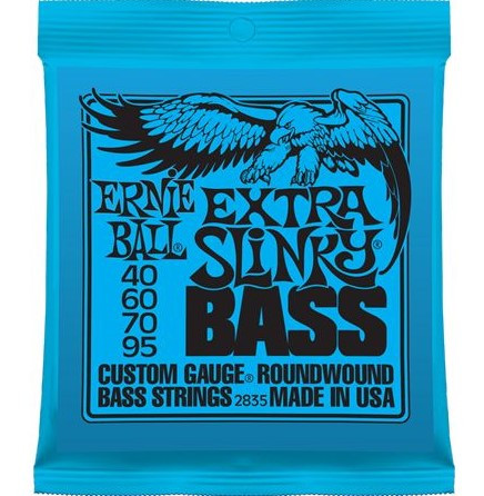 Ernie Ball P02835 Extra Slinky Bass Комплект струн для бас-гитары, 40-95, никель - фото 1 - id-p197133786