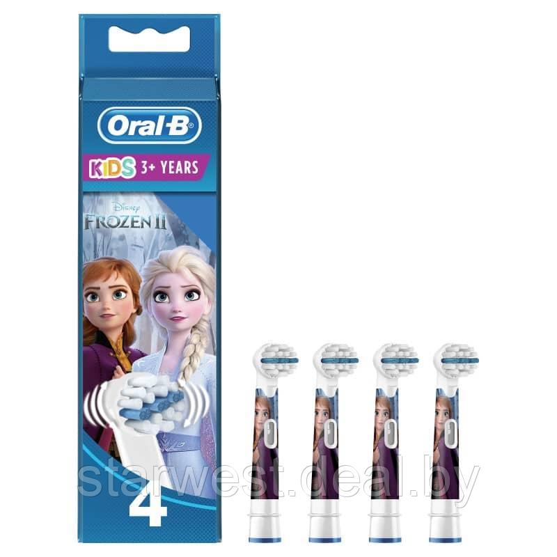 Oral-B Braun Stages Kids Холодное Сердце / Frozen 4 шт. Насадки детские для электрических зубных щеток EB10S-4 - фото 3 - id-p197133804