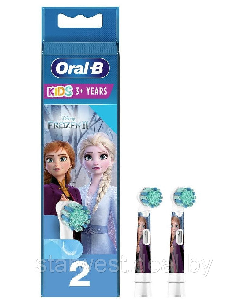 Oral-B Braun Stages Kids Холодное Сердце / Frozen 2 шт. Насадки детские для электрических зубных щеток EB10S-2 - фото 1 - id-p197133824