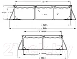 Каркасный бассейн Intex Rectangular Frame / 58983/28270, фото 3